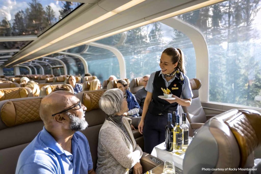 The Rocky Mountaineer 5-star adventure is the most elegant way to travel America by luxury train.